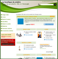 La boutique solaire