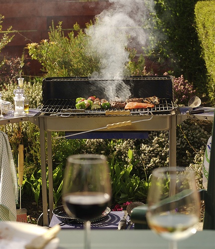 Barbecue au jardin