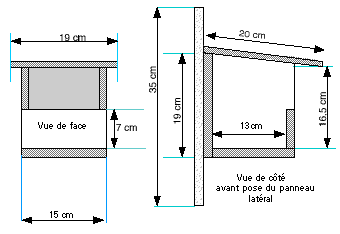 plan de nichoir pour rougegorge  Plan nichoir, Nichoir, Nichoir mésange