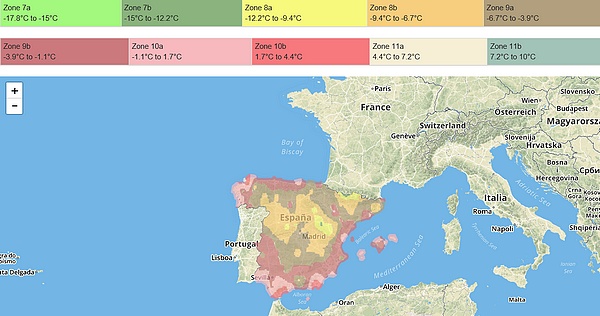 Zones de rusticit Espagne